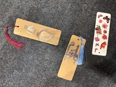 Hand-painted bookmarks from an ISA craft night